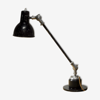 Lampe de bureau industrielle par Rijo, années 1940