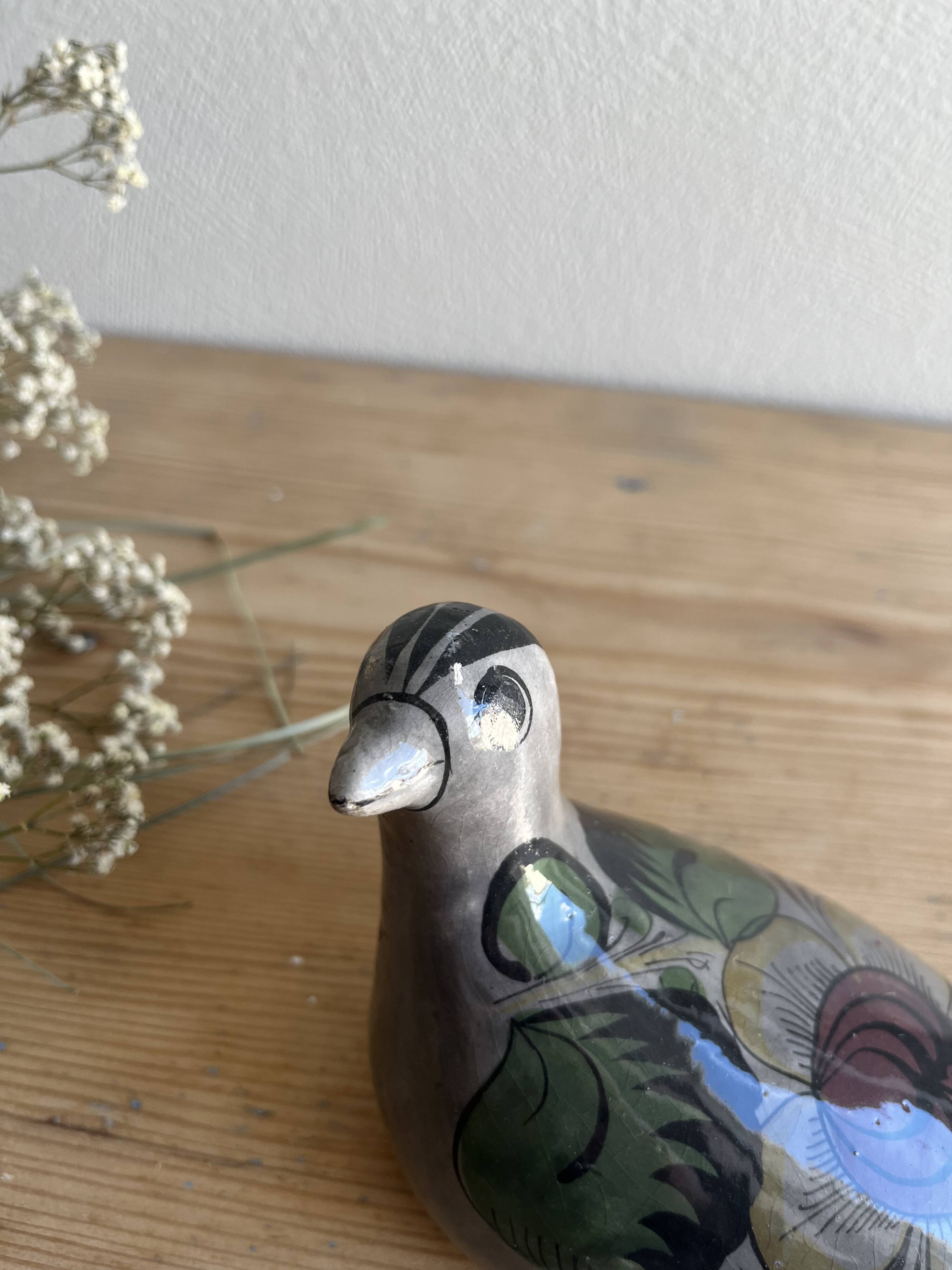 Vintage ceramic Mexican bird
