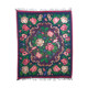 Moldavian wool handwoven floral rug - 210x162cm