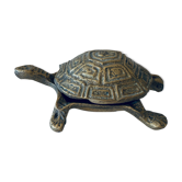 Brass turtle ashtray
