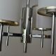 Sciolari 4-light chrome and rhodium lustre from the 1970s.