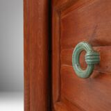 Art Deco Vitrine Cabinet Attributed to Gaston Poisson, France 1940s