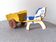 Horse cart and cart, old wooden pull toy.