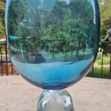 vase en verre bleu Design
