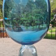 vase en verre bleu Design