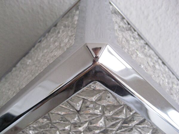 Vintage ceiling lamp, 71 x 71 cm