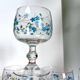 Set of 6 Arcopal Veronica Myosotis wine glasses