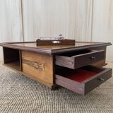 Italian coffee table in rosewood - 1960 - Saporiti