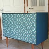 Blue vintage dresser