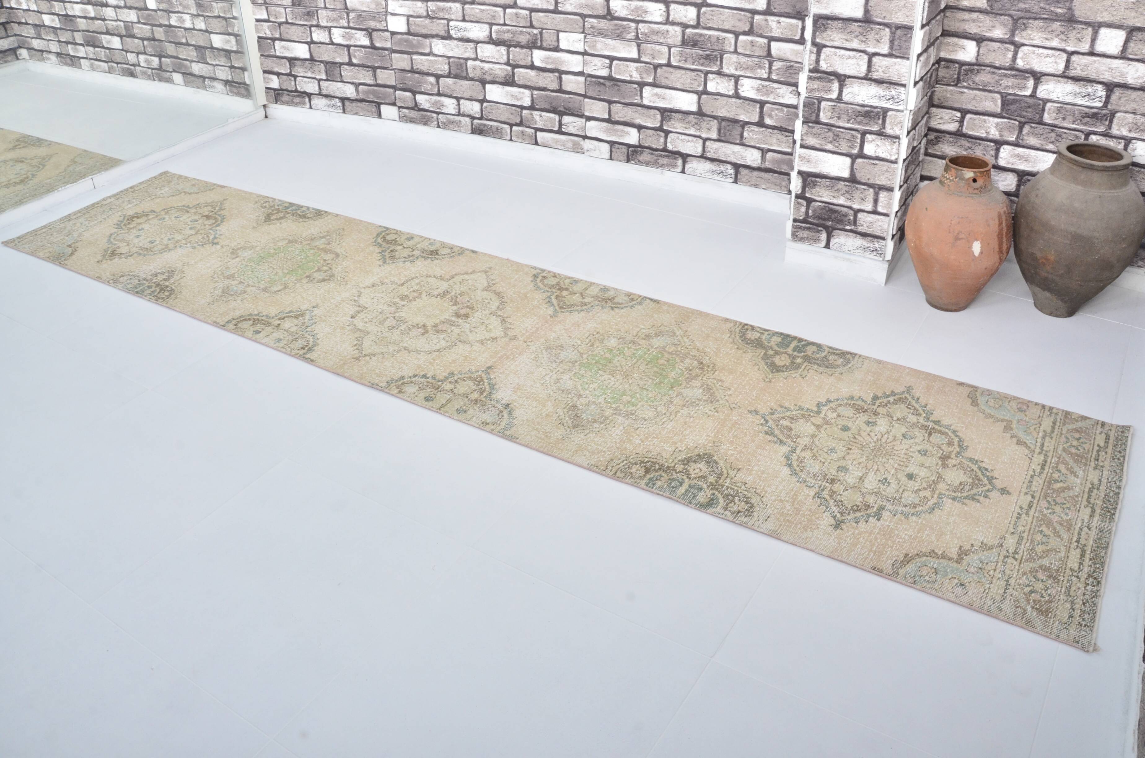 Oushak Handknotted Wool Floral Carpet sku 3457