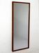 Scandinavian vintage teak mirror, 1950s