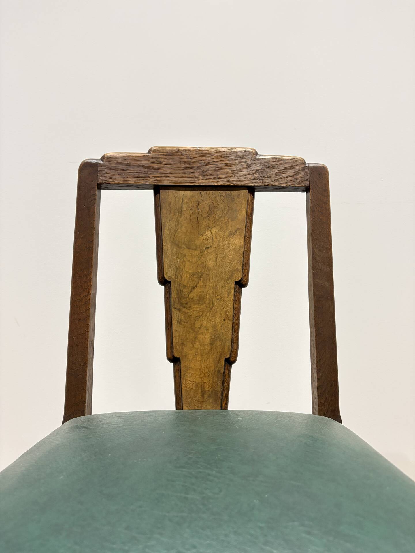 6 chaises art déco loupe de noyer