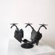 Vintage Forged Iron Grape Leaves Candlestick - Yugoslavia Mid-Century Decor