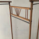 Paravent vintage des années 60 en bois et rotin