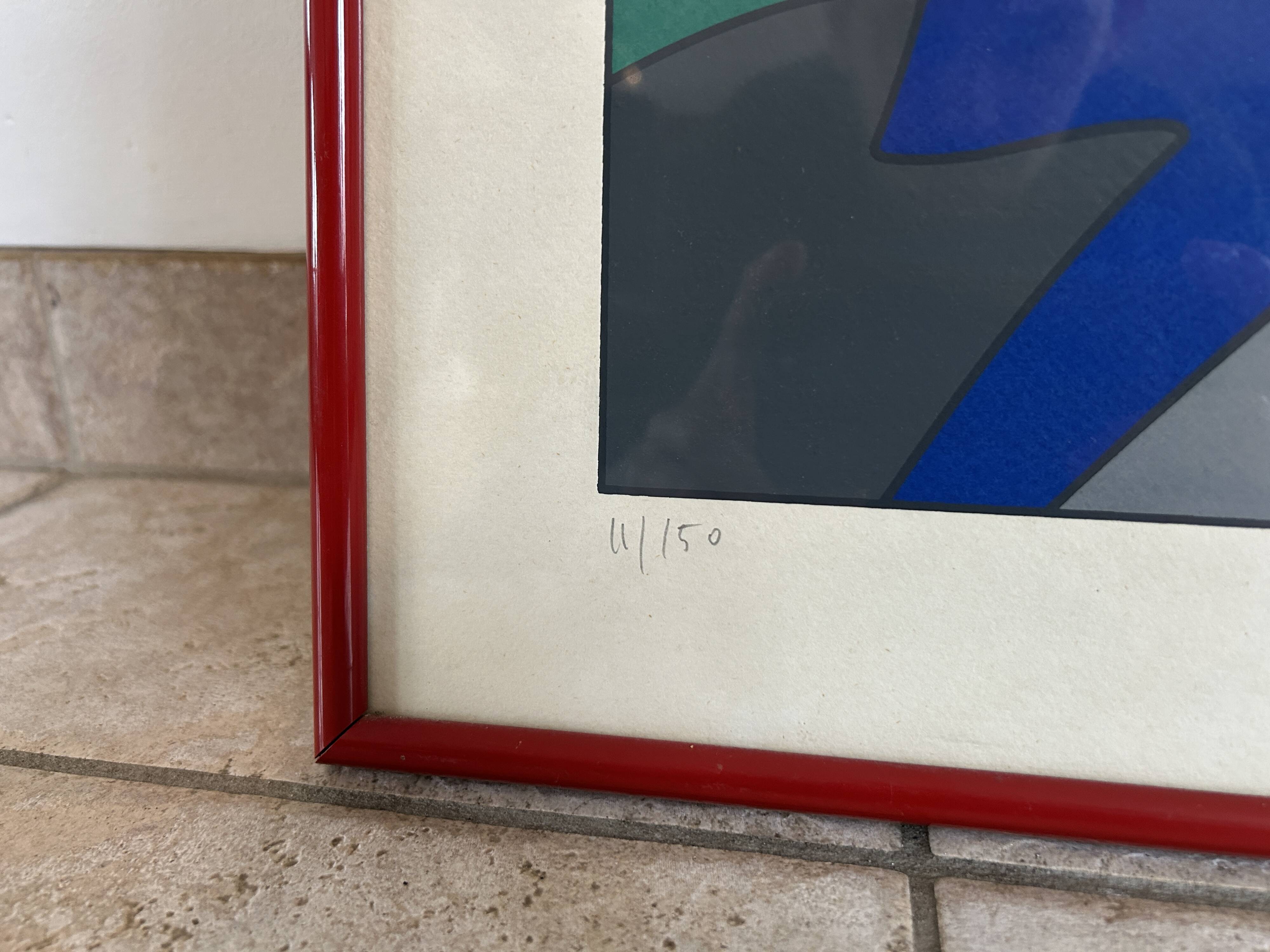 Screen print by Ugo Nespolo (1941 - ) - SIXTEEN TONS