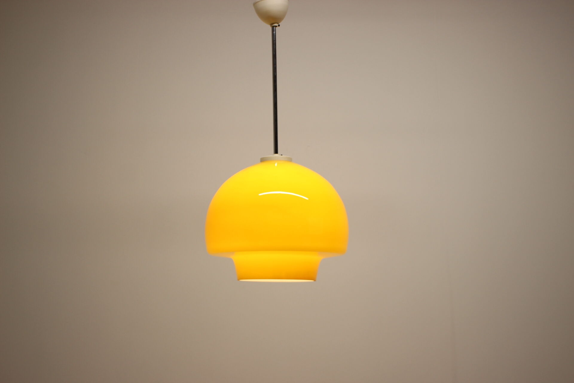 Mid-century glass pendant, 1960's