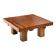Exotic wood coffee table - timeless design in solid wood