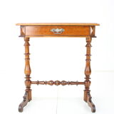 Solid Wood and Veneer Sewing Table, circa 1895