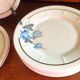8 Victoria porcelain dessert plates from the 20s - Art Deco