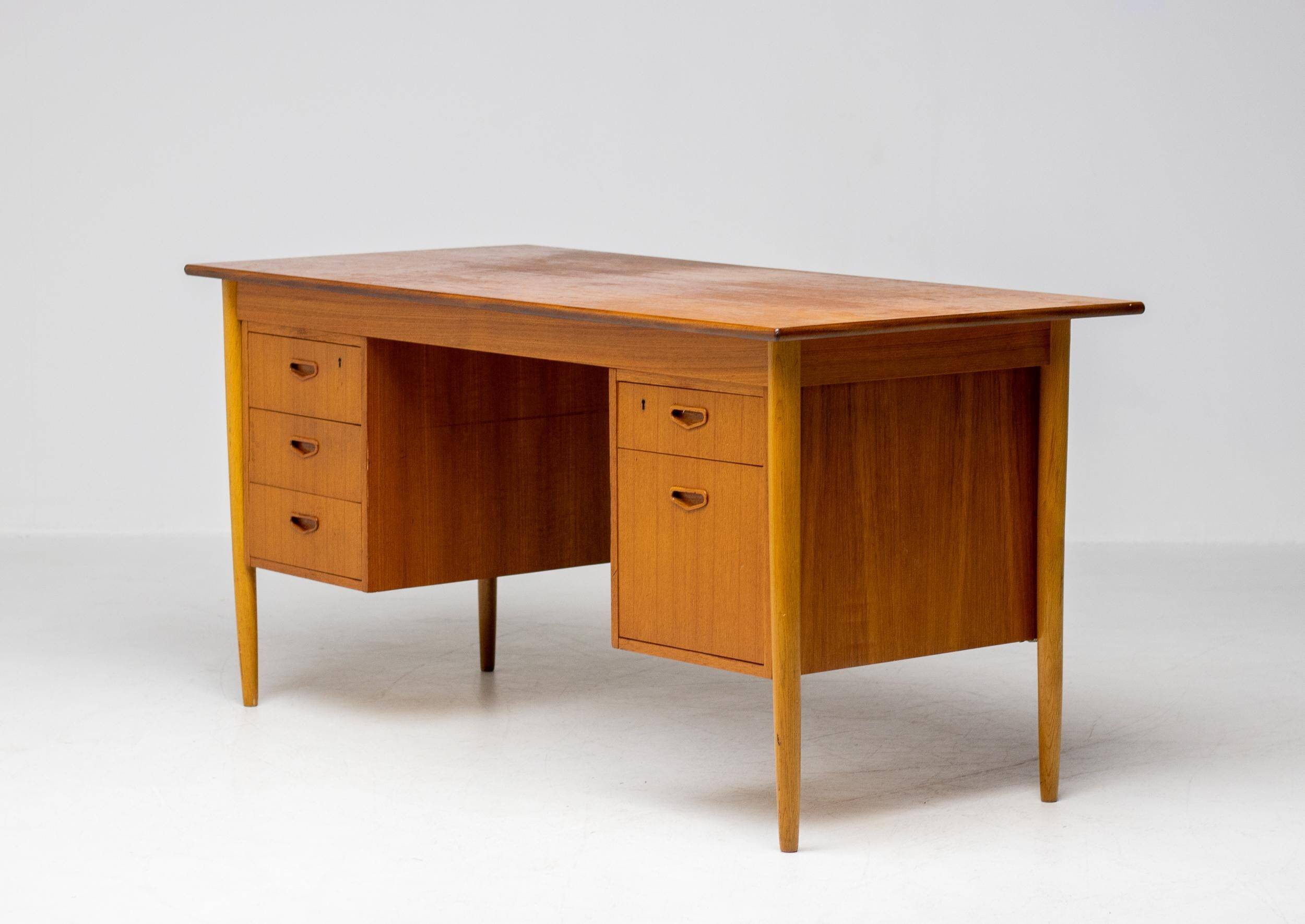 H.P. Danish modern bureau in teak