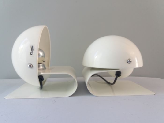Pair of Guzzini lamps "Bugia" Giuseppe Cormio