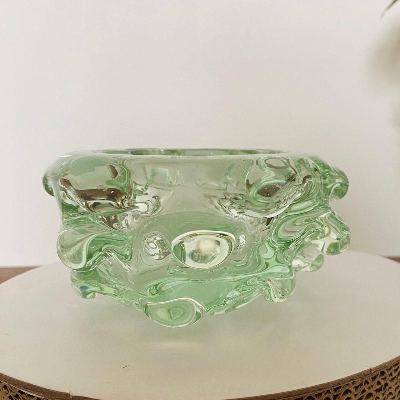 Green Murano bowl