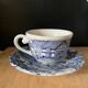 English-style Luneville earthenware coffee service