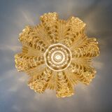 Vintage glass bubble ceiling lamp , 1970s