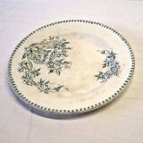 Plat à tarte ancien en terre de fer de chez Lebacqz et Bouchart en bon état