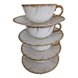 4 cups of Sarreguemines tea