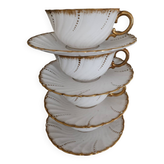 4 cups of Sarreguemines tea
