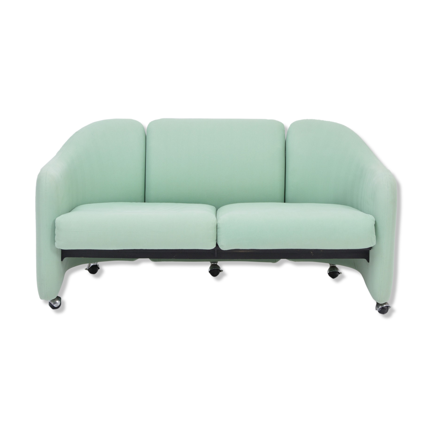 Italian Mid-Century Modern Two-Seater Sofa by Eugenio Gerli for Tecno, 1966