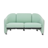 Italian Mid-Century Modern Two-Seater Sofa by Eugenio Gerli for Tecno, 1966