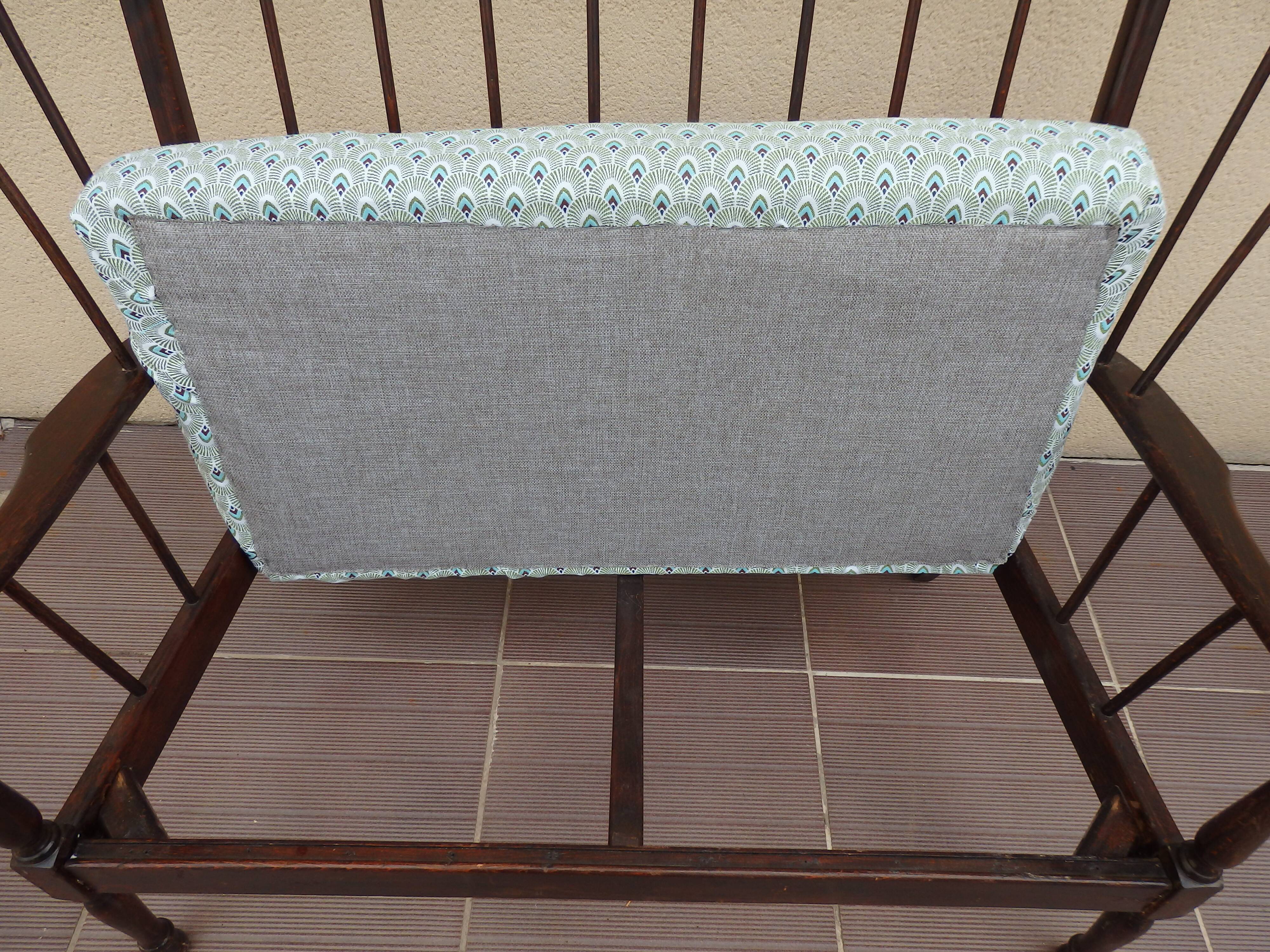 Baumann vintage 2-seater sofa bench