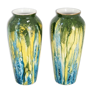 Paire de vases art déco