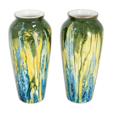 Pair of art deco vases