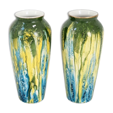 Pair of art deco vases
