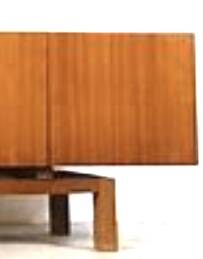 Vintage Scandinavian sideboard in blond teak