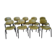 9 chairs vintage Stafor Steelcase