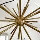 Pendel Sputnik Star en laiton 32 bras Diamètre 55 cm