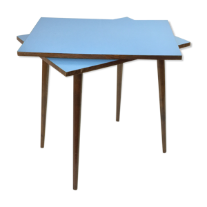 Table à café en hêtre et formica