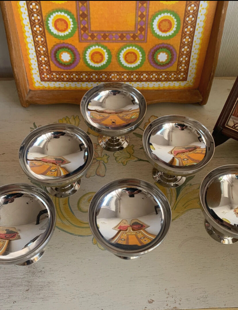 Set of 6 "Sully" Cups by Létang & Rémy French – 1