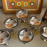 Set of 6 "Sully" Cups by Létang & Rémy French – 1