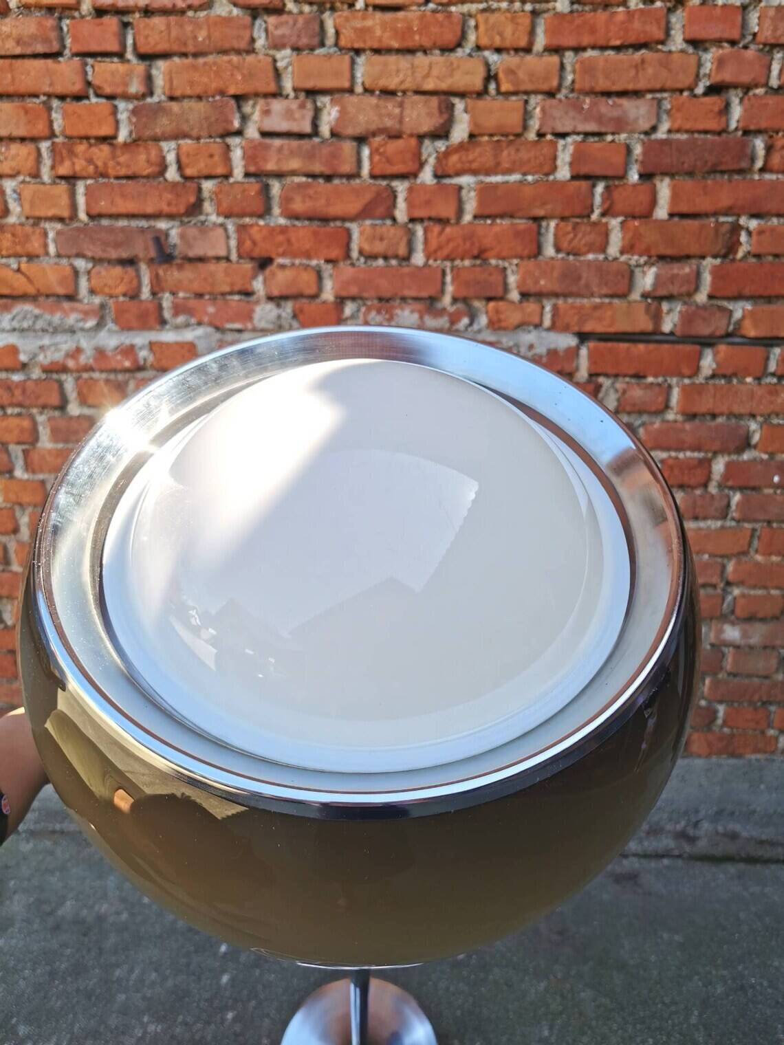 Vintage Meblo Big Bud Floor Lamp: Harvey Guzzini 70s Space Age Light