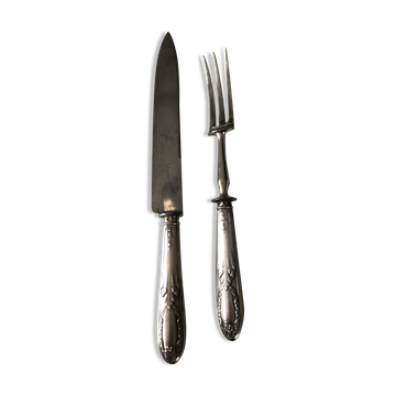 Silver leg of lamb service