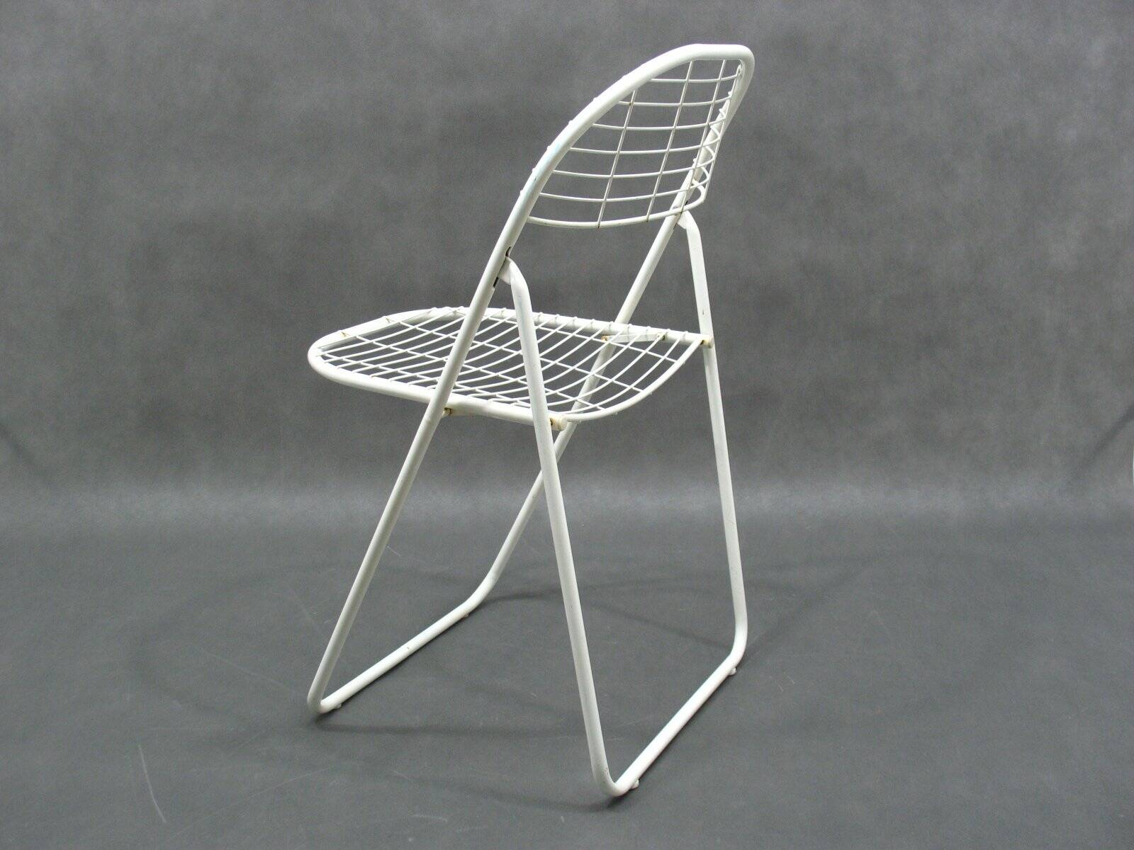 Metal Folding Chair by Niels Gammelgaard for Ikea