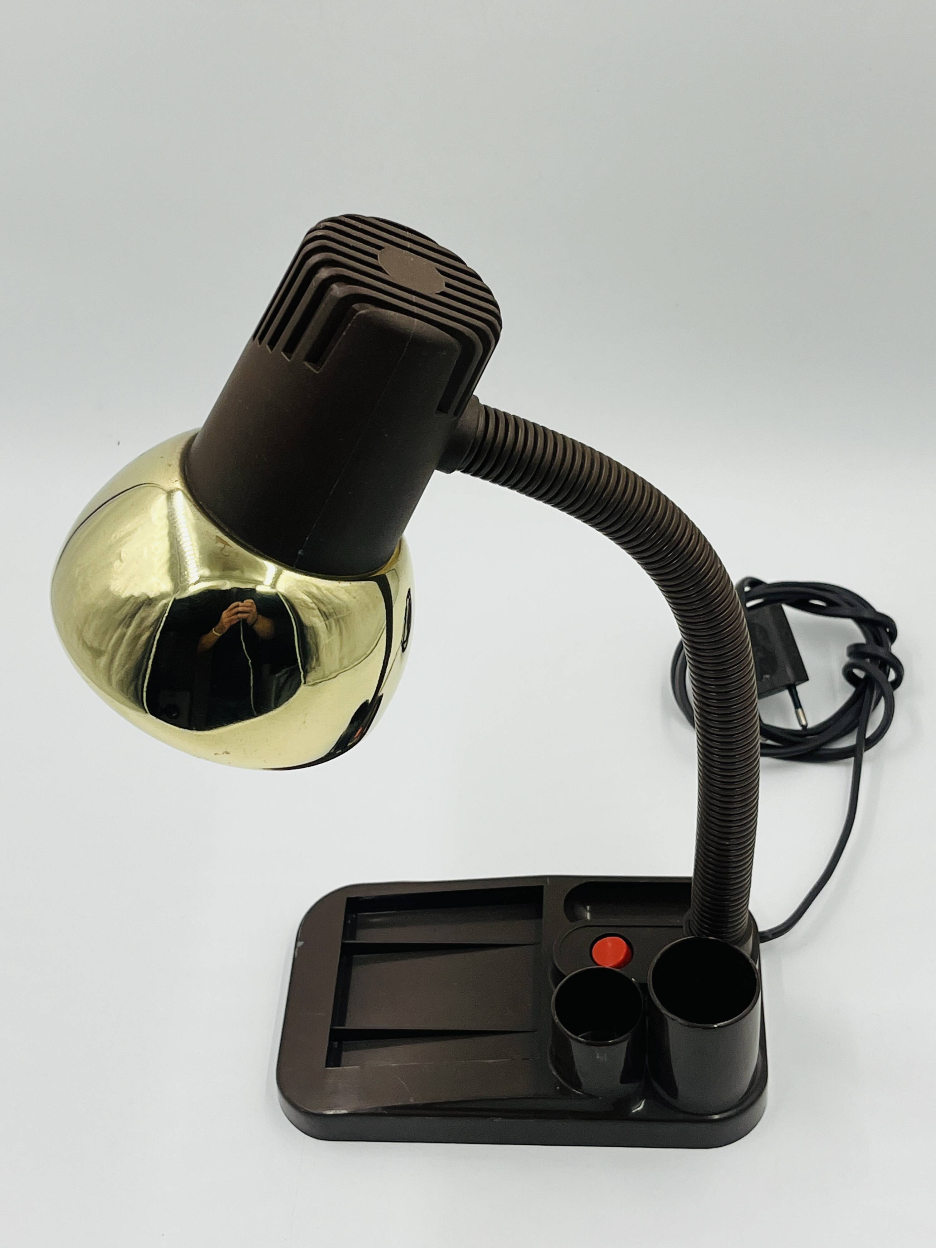 Vintage desk lamp 1980s design organiser