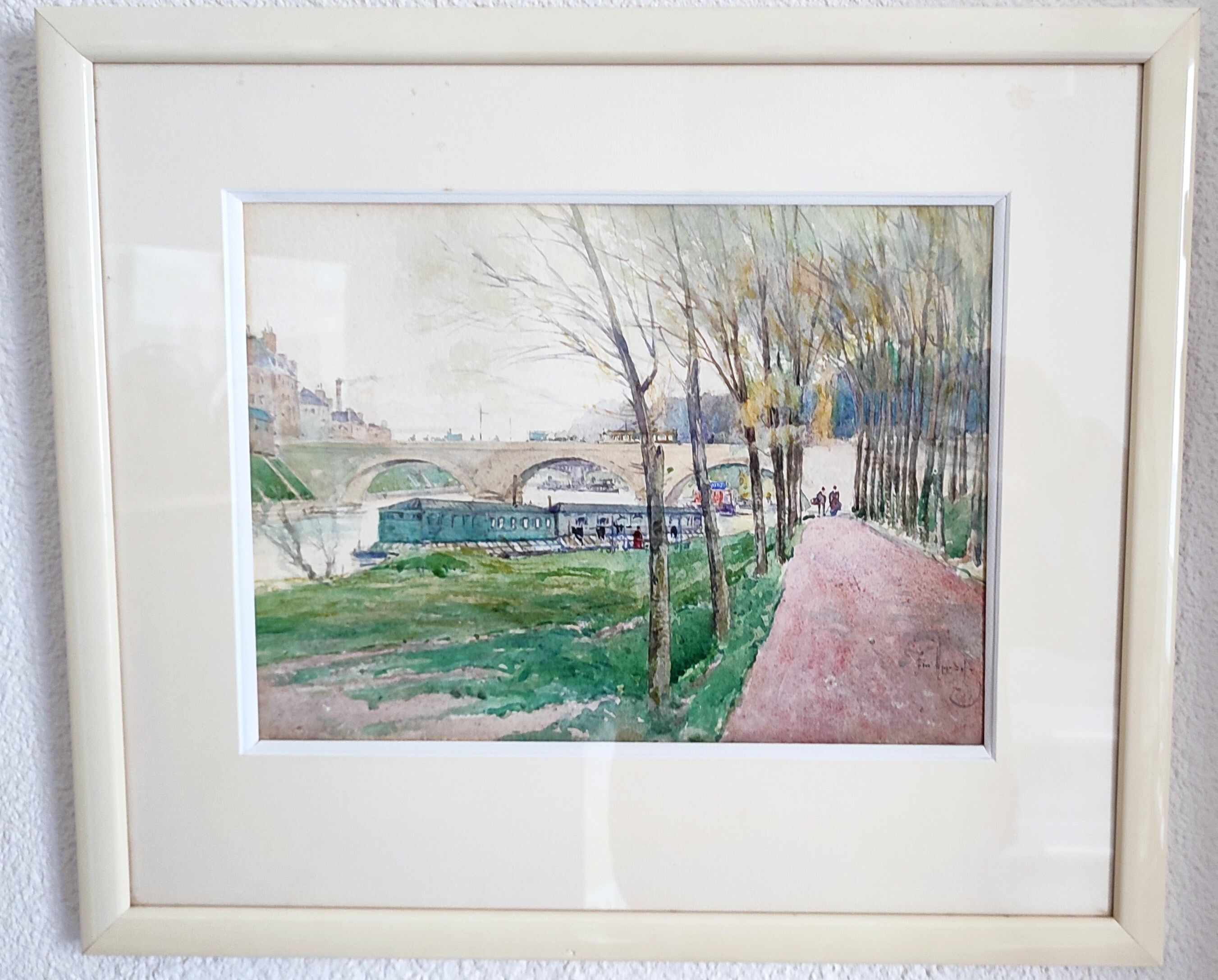 The Charenton Bridge by Emile Appay (1876-1935)