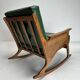 Mid-Century Modern Cane Rocking Chair, 1950s