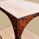 Old industrial shelf, workshop furniture